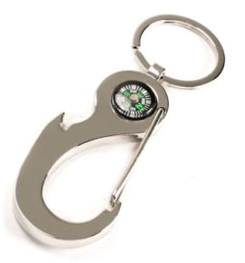 compass keychain